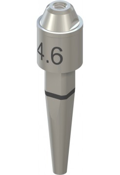 Репозиционируемый аналог абатмента для винтовой фиксации, Ø 4.6 мм, Stainless steel