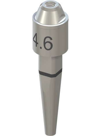 Репозиционируемый аналог абатмента для винтовой фиксации, Ø 4.6 мм, Stainless steel