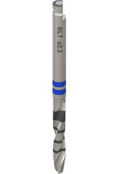 Короткое пилотное сверло BLT, Ø 2,2 мм, L 33 мм, Stainless steel