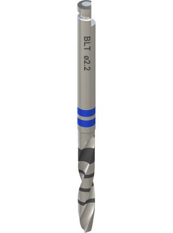 Короткое пилотное сверло BLT, Ø 2,2 мм, L 33 мм, Stainless steel