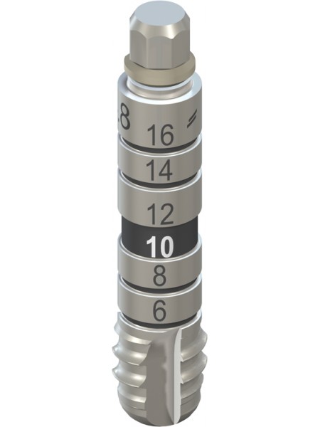 Метчик для переходника S/SP, Ø 4,8 мм, L 23 мм, Stainless steel