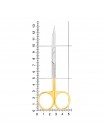 Ножницы хирургические Goldmann-Fox TC, изогнутые, 12,5см