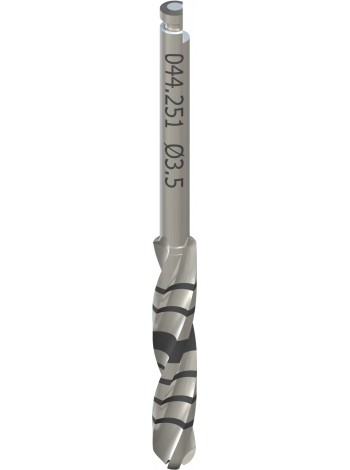 Длинное спиральное сверло PRO, Ø 3,5 мм, L 41 мм, Stainless steel