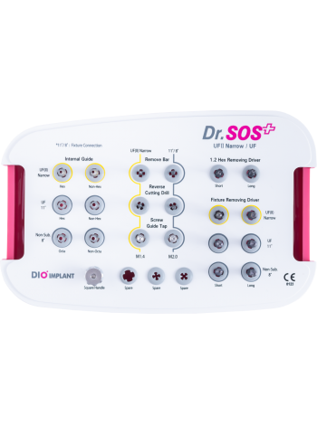 Хирургический набор Dr Sos+ для удаления поврежденных винтов абатмента и для удаления имплантатов