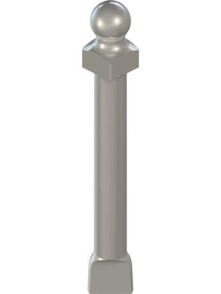 Аналог шаровидного абатмента RN, L 18 мм, Stainless steel