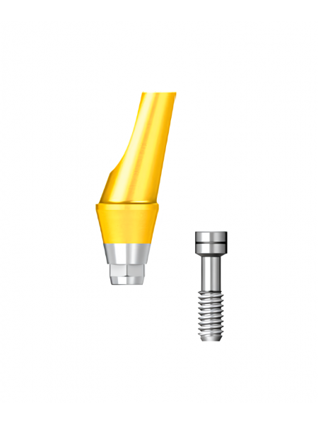Абатмент угловой (Angled Abutment) диаметр 4.5 мм, десна 1.5 мм, угол 15°, hex B (SSAA 451515BH) Абатмент угловой (Angled Abutment) диаметр 4.5 мм, десна 1.5 мм, угол 15°, hex B (SSAA 451515BH)