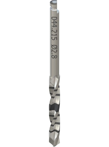 Длинное пилотное сверло 2, Ø 2,8 мм, L 41 мм, Stainless steel