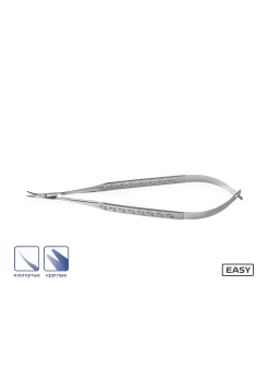 Ножницы микрохирургические Castroviejo Easy изогнутые 16 см