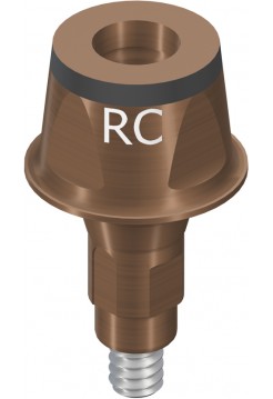 Цементируемый абатмент, RC, Ø 6,5 мм, GH 1 мм, AH 4 мм, Ti