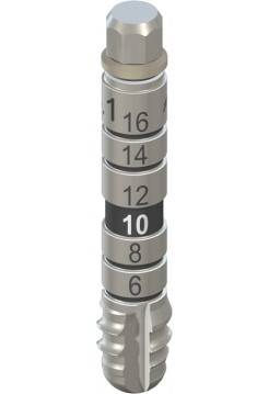 Метчик для переходника S/SP, Ø 4,1 мм, L 23 мм, Stainless steel