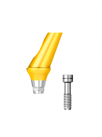Абатмент угловой (Angled Abutment) диаметр 5.5 мм, десна 1.5 мм, угол 25°, hex B (SSAA 551525BH)