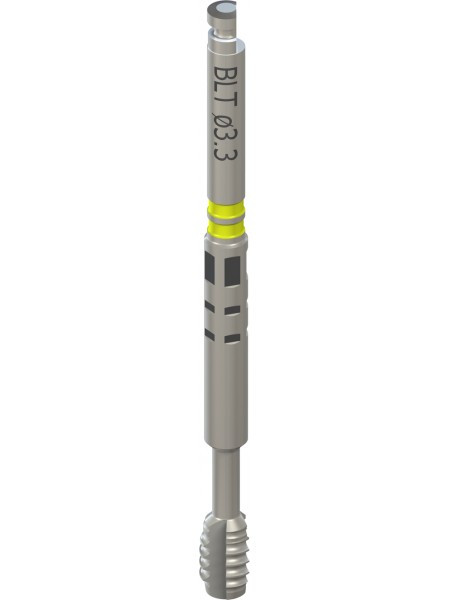 Метчик BLT для хирургии по шаблонам, Ø 3,3 мм, L 42 мм, Stainless steel