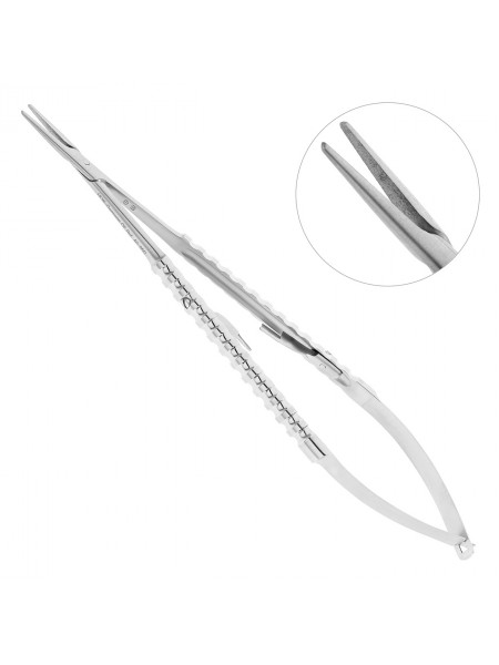 Иглодержатель Micro-Nadelhalter прямой, 18 см Иглодержатель Micro-Nadelhalter прямой, 18 см