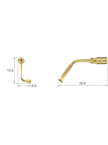 SG14R - насадка для ультразвуковой костной хирургии | NSK Nakanishi (Япония)