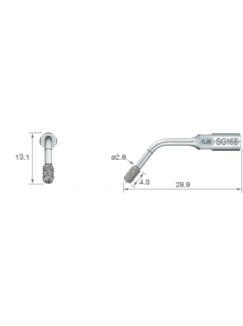 SG16B - хирургическая насадка для имплантации | NSK Nakanishi (Япония)