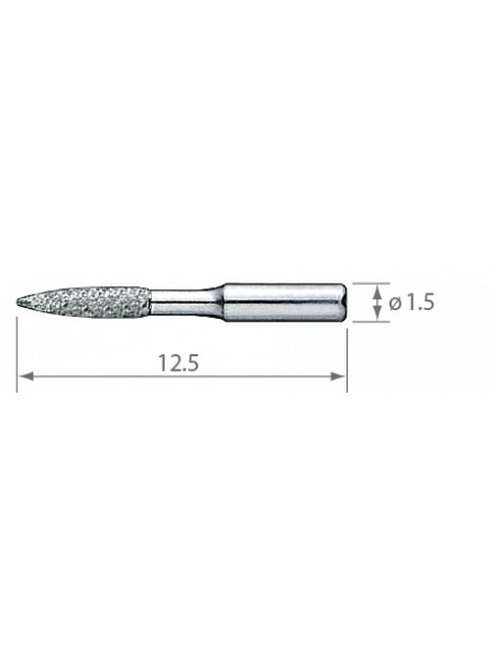 Насадка V-G77 4,5х?0,8мм, длина:12,5 мм.