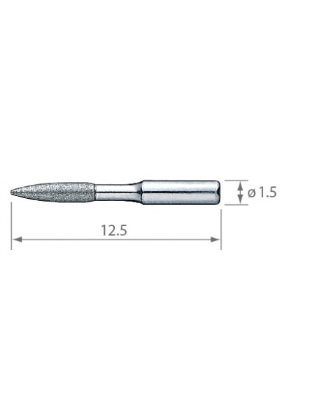 Насадка V-G78 4,5х?1,2мм, длина:12,5 мм.